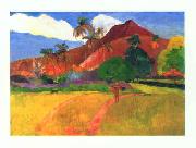 Paul Gauguin Tahitian Landscape oil painting picture wholesale